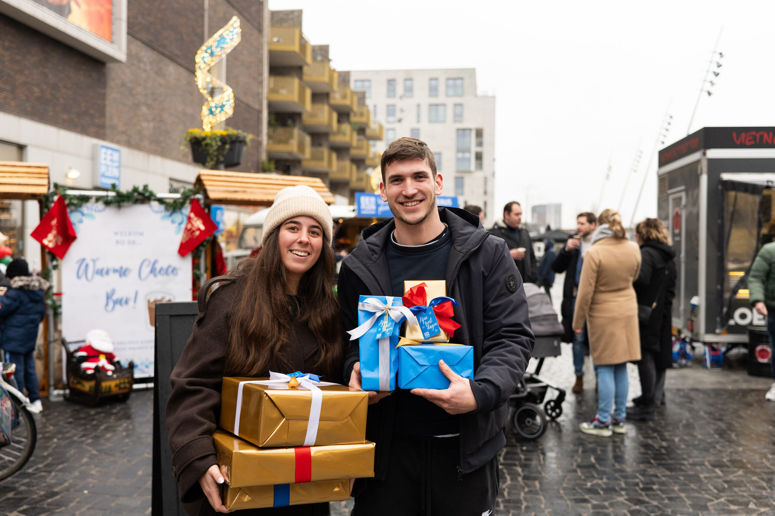 Kerstshoppen op het Eemplein